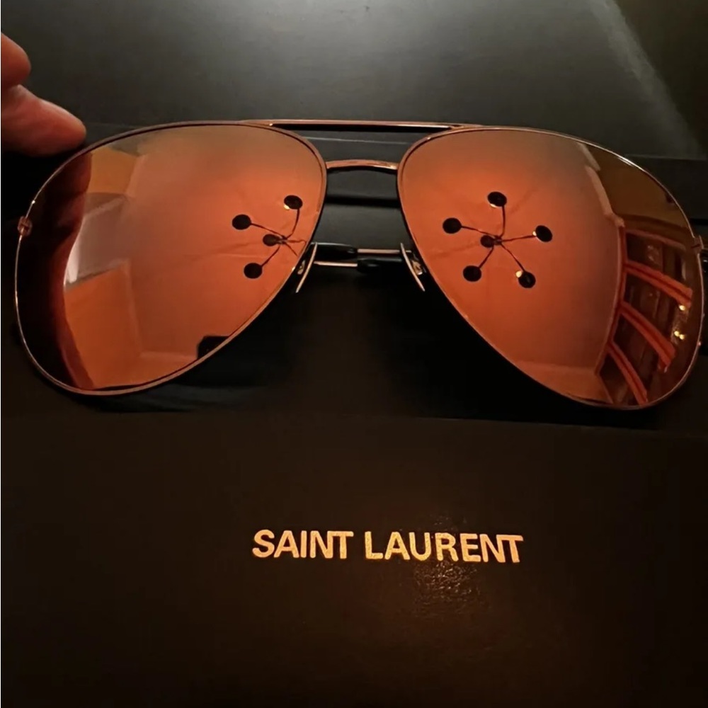 Saint Laurent Paris Sunglasses (Rose gold) - Picture 5 of 16